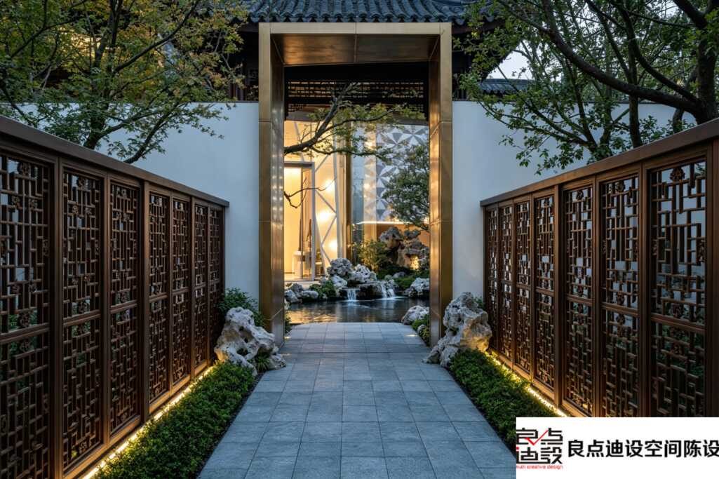 藏在售楼处里的东方园林🍃新中式软装设计太美了|售楼处景观设计赏析